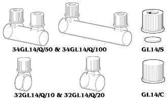 Cylindrical An&aelig;robic with screw Cap(s) GL14