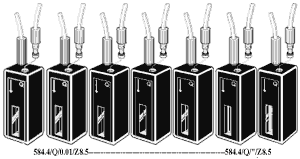 Flow Cells, Type 584.4 dissolution